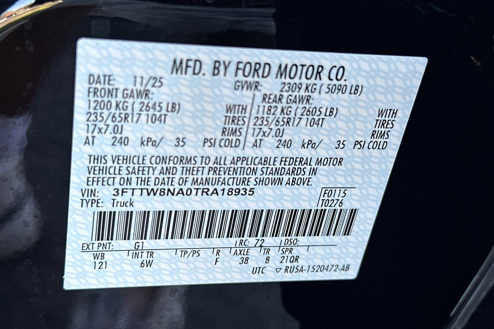 Used 2026 Ford Maverick Tremor AWD/4WD image 27