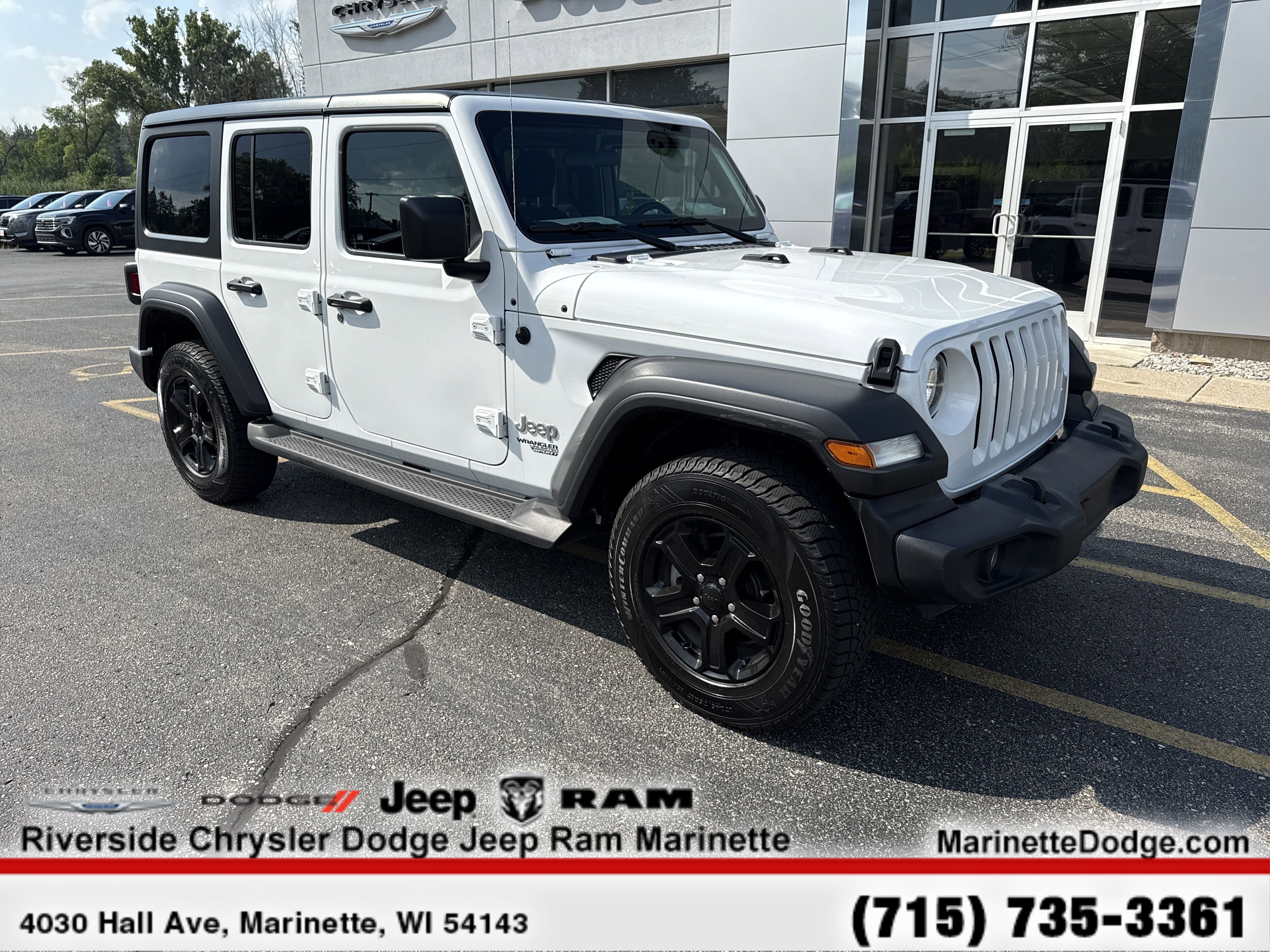Used 2021 Jeep Wrangler Unlimited Sport w/ Technology Group image 2