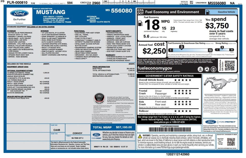 Used 2021 Ford Mustang Mach 1 RWD image 4
