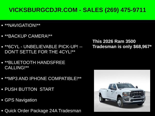 New 2026 RAM 3500 Tradesman image 5