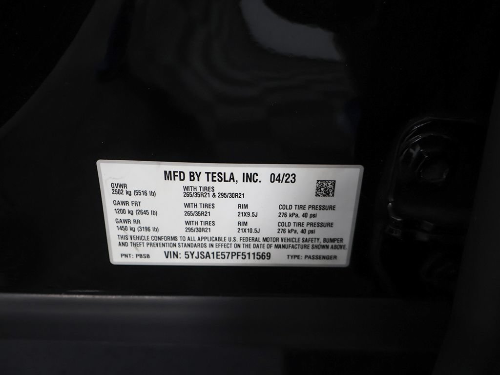 Used 2023 Tesla Model S Standard Range AWD/4WD image 64