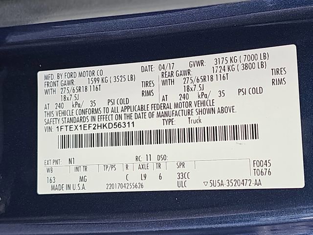 Used 2017 Ford F150 XLT w/ Equipment Group 301A Mid image 35