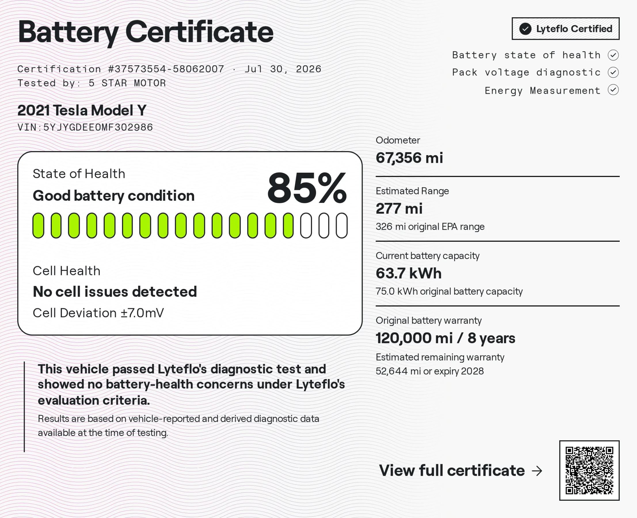 Used 2021 Tesla Model Y Long Range AWD/4WD image 2
