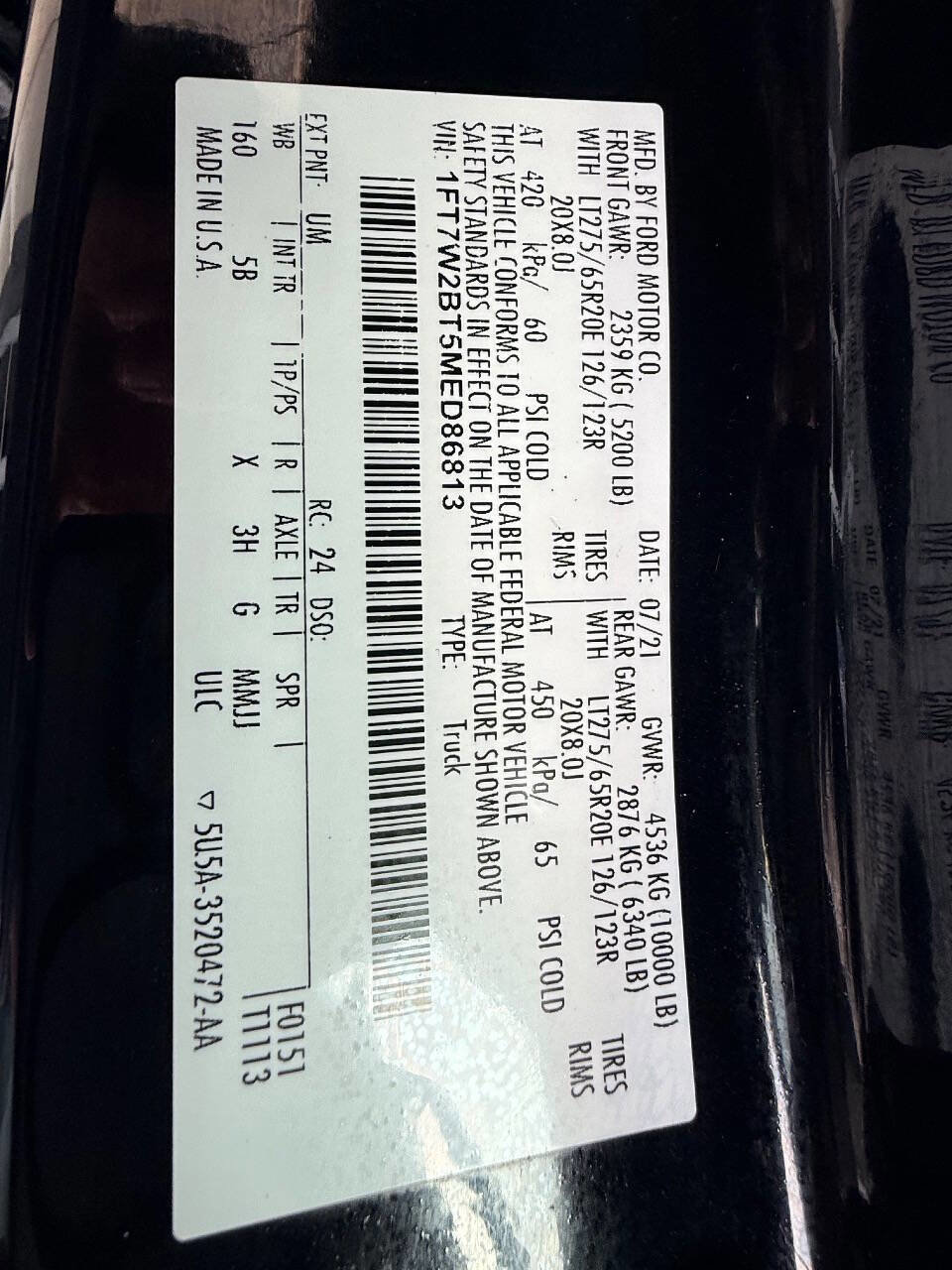 Used 2021 Ford F250 Lariat w/ Lariat Value Package image 48