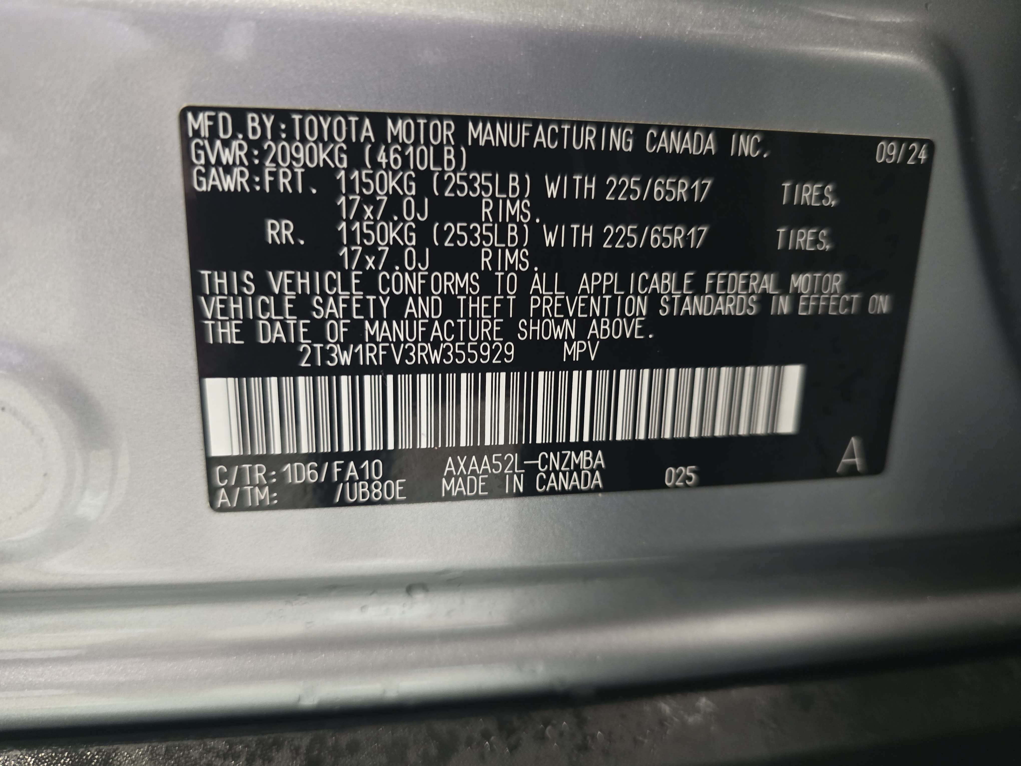 Used 2024 Toyota RAV4 XLE w/ Convenience Package FWD image 33