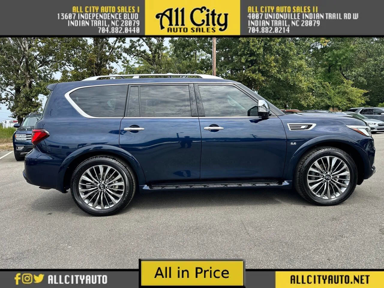 Used 2018 INFINITI QX80 4WD w/ Deluxe Technology Package image 8