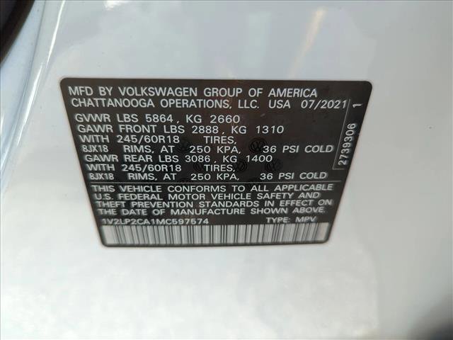 Used 2021 Volkswagen Atlas SE image 25