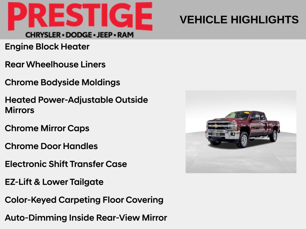 Used 2017 Chevrolet Silverado 2500 LTZ w/ Duramax Plus Package AWD/4WD image 8