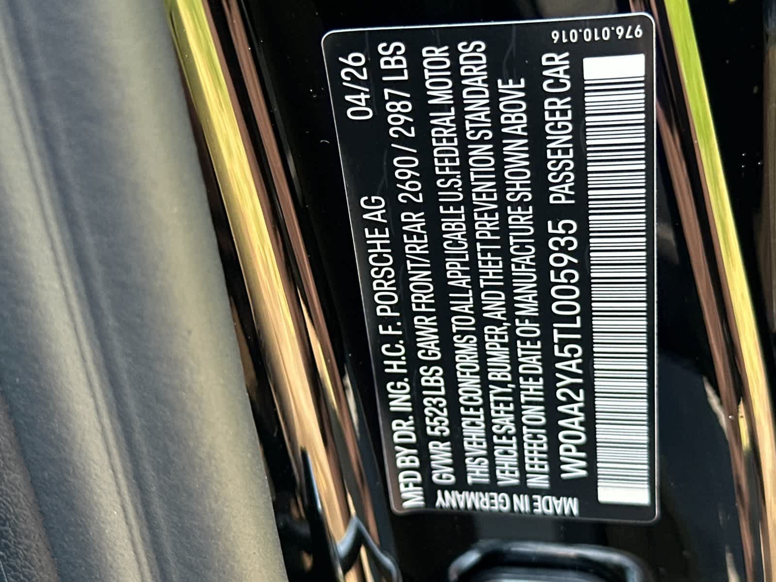 New 2026 Porsche Panamera RWD image 34