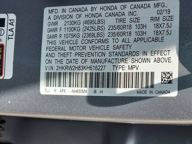 Certified 2019 Honda CR-V EX-L image 28