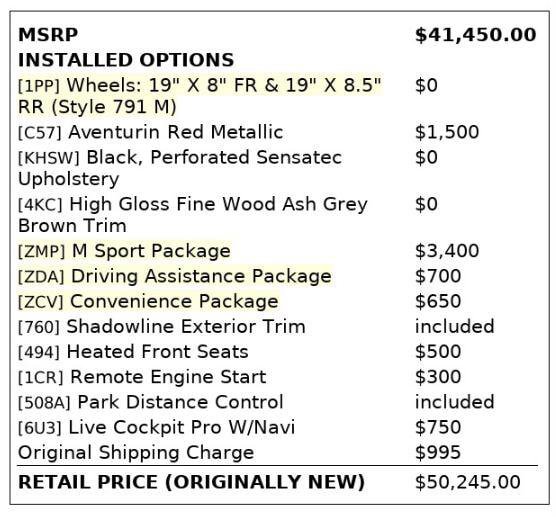 Used 2022 BMW 330i Sedan w/ M Sport Package RWD image 4