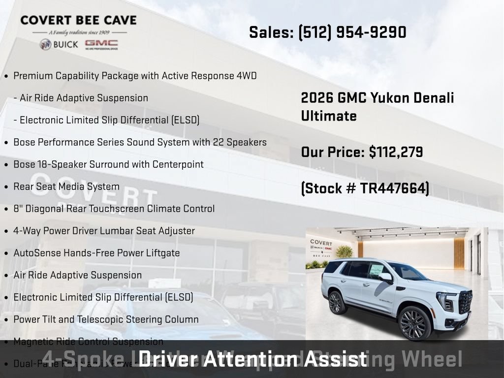 New 2026 GMC Yukon Denali Ultimate AWD/4WD image 45