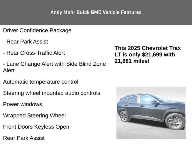 Used 2025 Chevrolet Trax LT w/ Driver Confidence Package FWD image 12