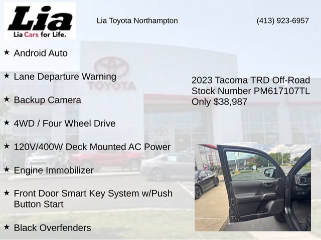Used 2023 Toyota Tacoma TRD Off-Road w/ Black Out Package (TMS) AWD/4WD image 14