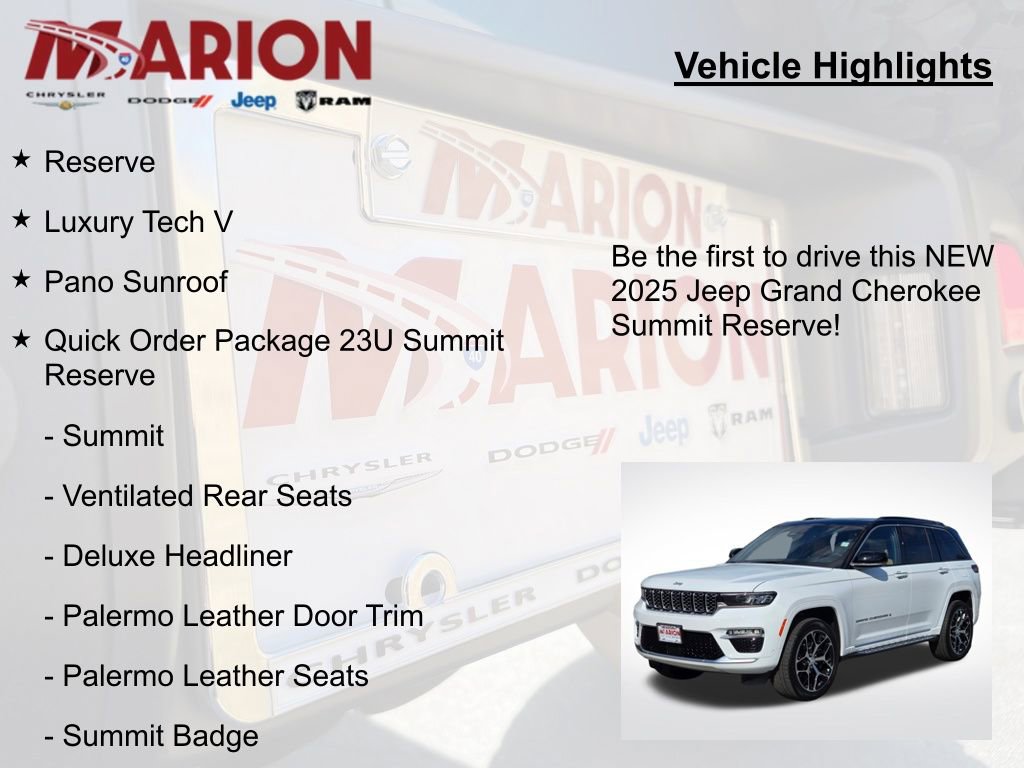 New 2025 Jeep Grand Cherokee Summit image 5