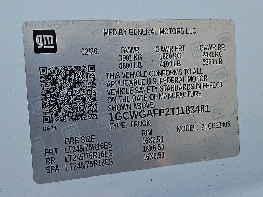 New 2026 Chevrolet Express 2500 w/ Driver Convenience Package RWD image 17