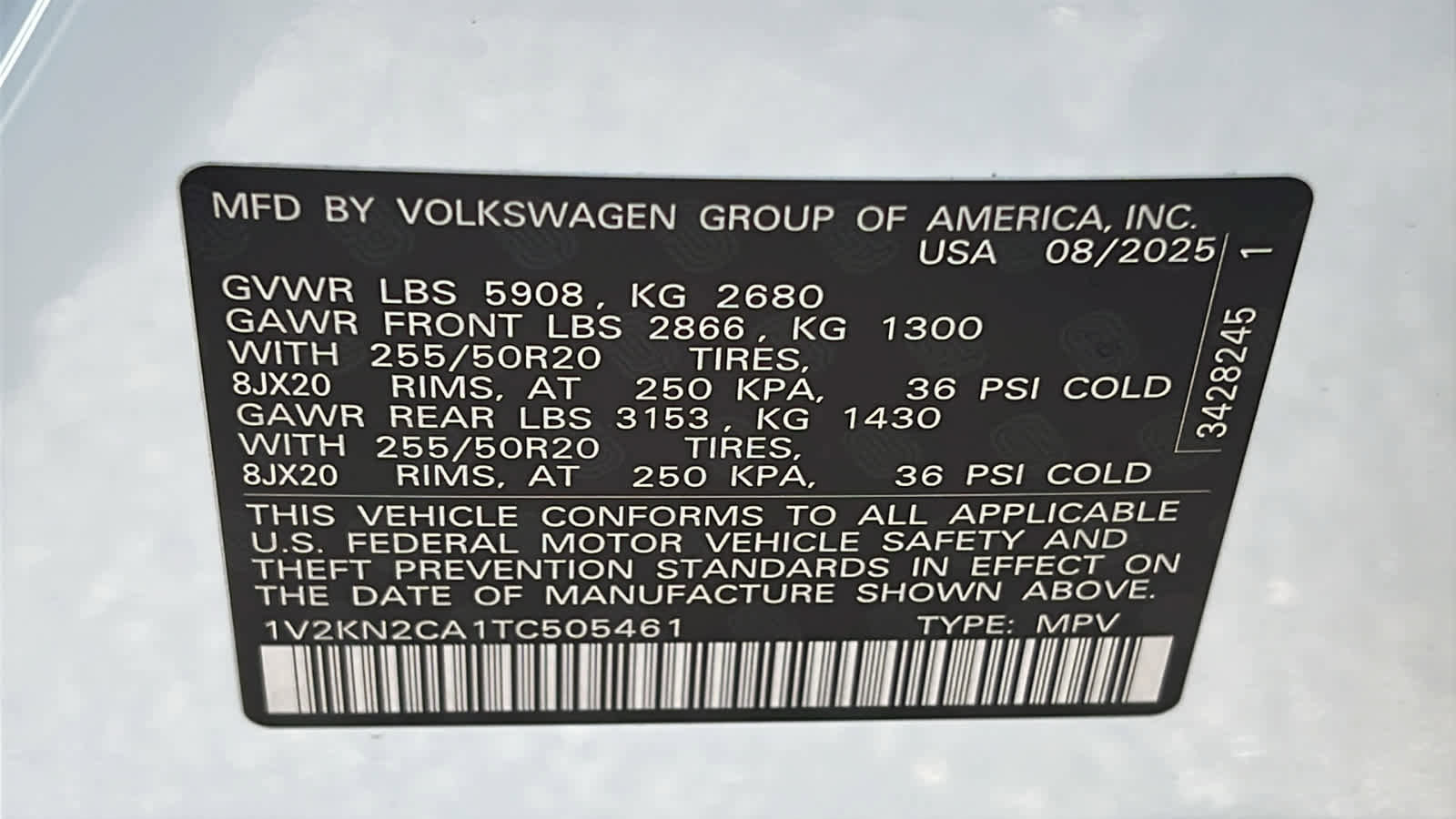 New 2026 Volkswagen Atlas SE image 30