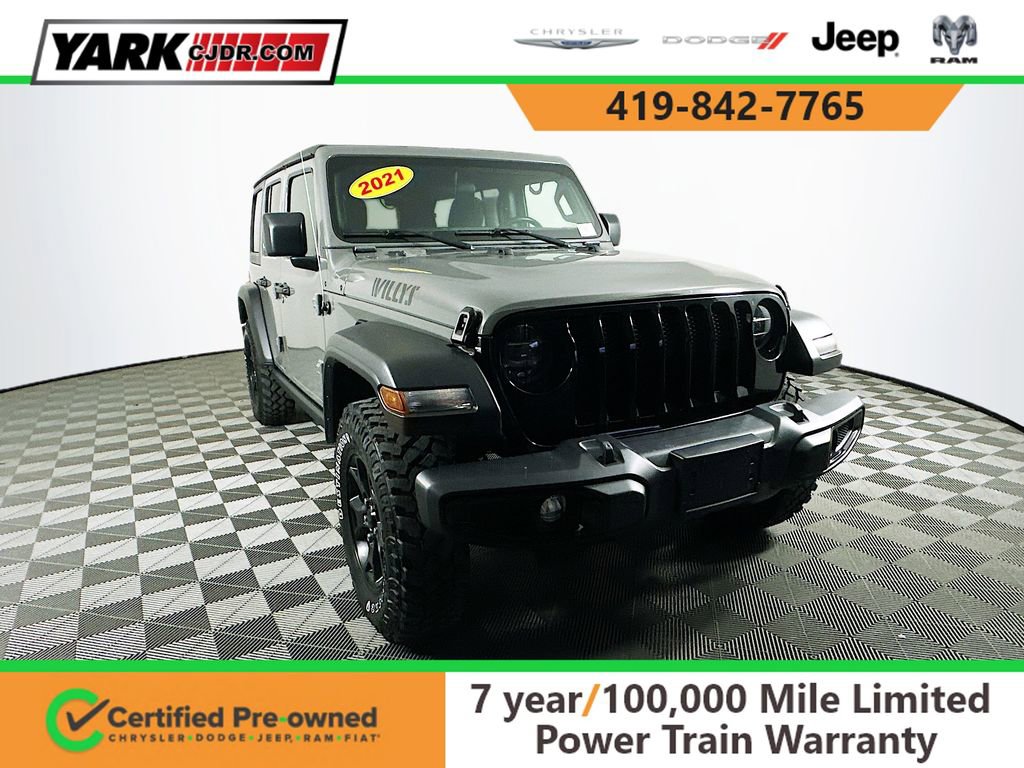 Certified 2021 Jeep Wrangler Unlimited Sport