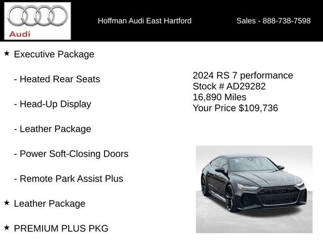 Used 2024 Audi RS 7 Performance AWD/4WD image 6