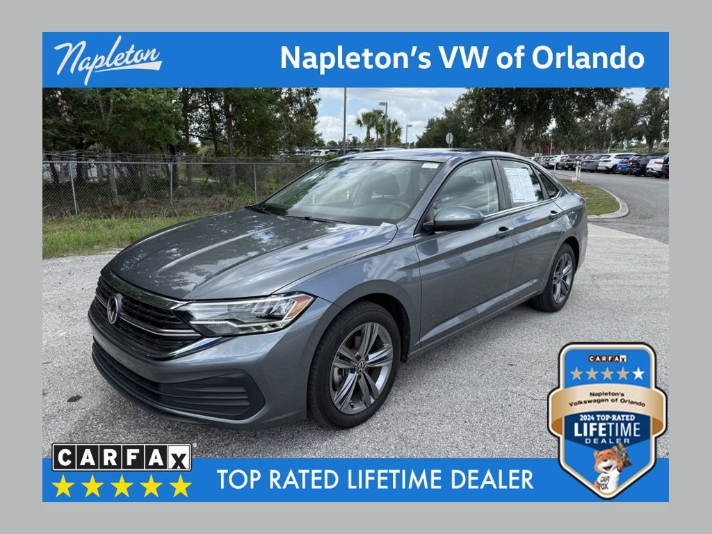 Used 2024 Volkswagen Jetta SE w/ Panoramic Sunroof Package FWD image 1