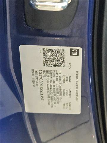 New 2025 Chevrolet Corvette Stingray Premium Conv RWD image 16