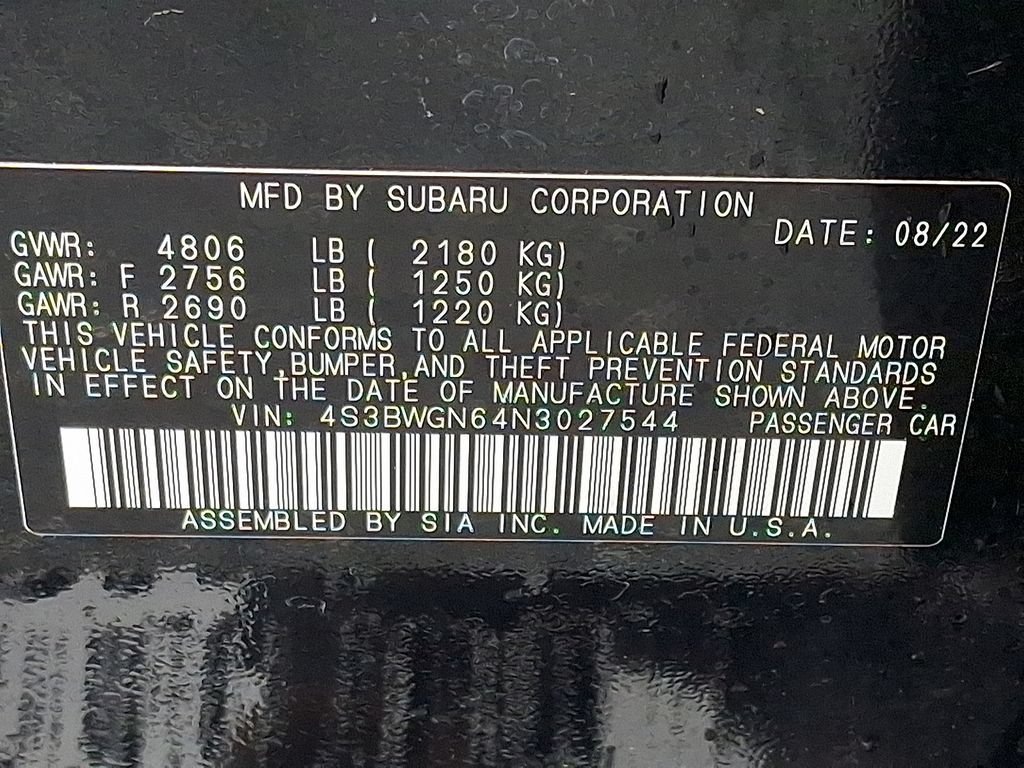Used 2022 Subaru Legacy Limited XT AWD/4WD image 27