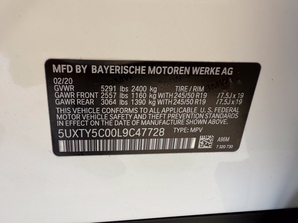 Used 2020 BMW X3 xDrive30i w/ Executive Package AWD/4WD image 23