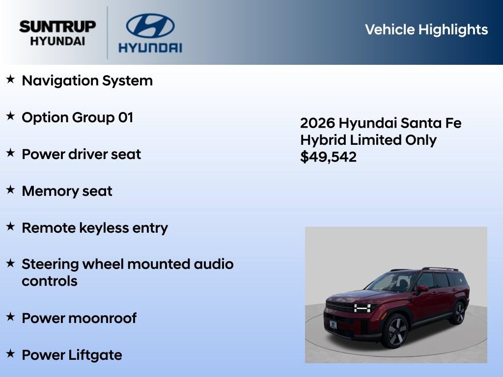 New 2026 Hyundai Santa Fe Limited AWD/4WD image 7