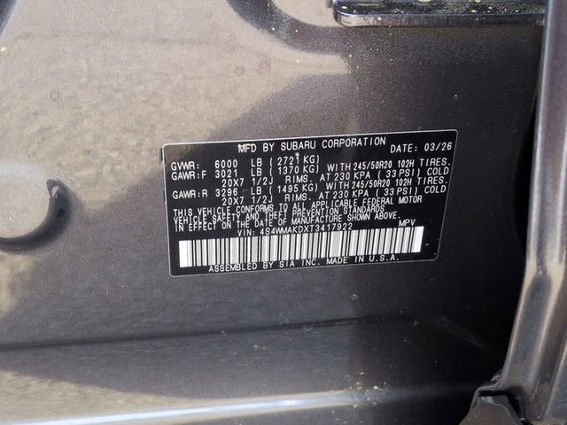 New 2026 Subaru Ascent Touring image 43