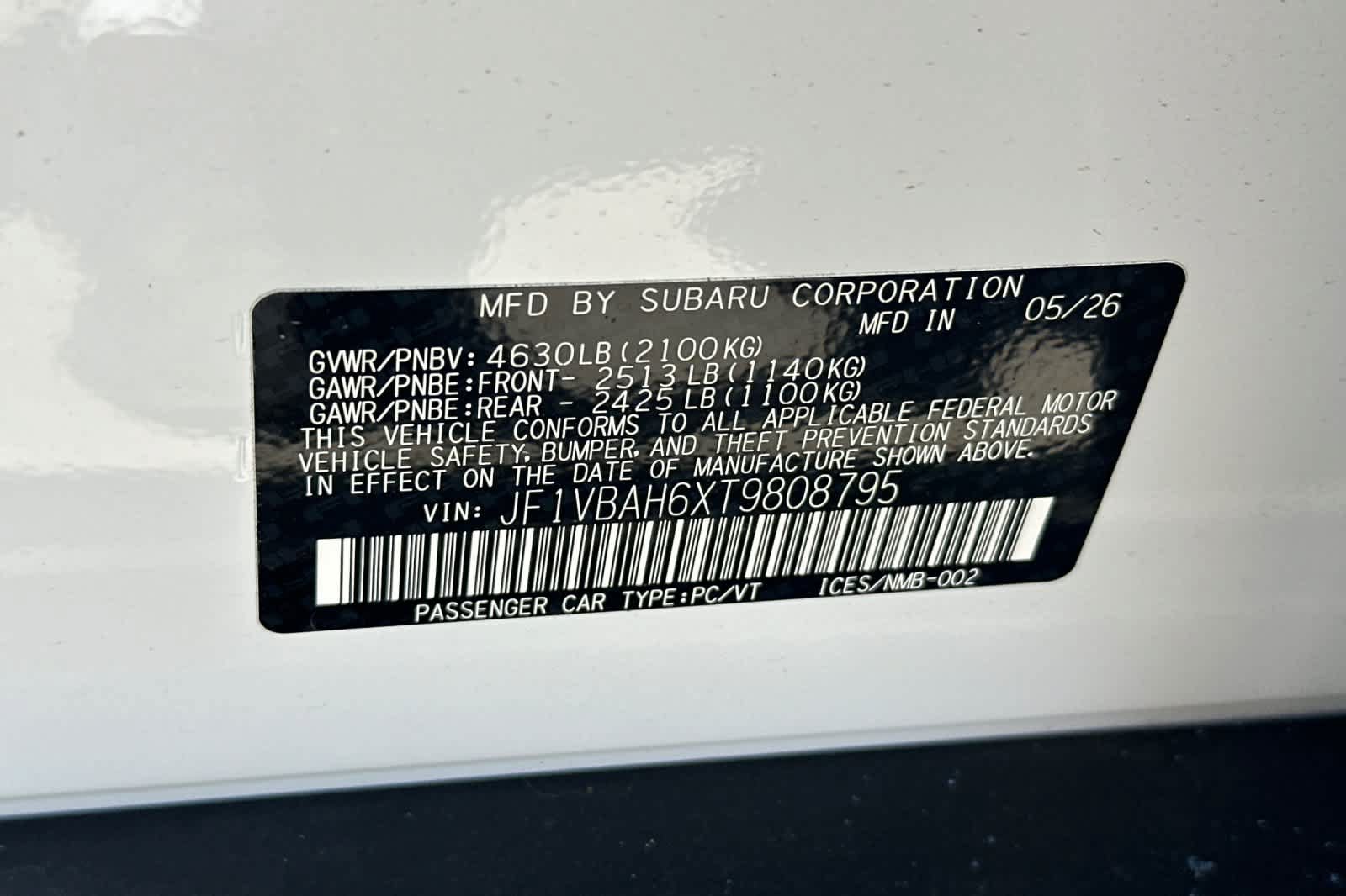 New 2026 Subaru WRX Premium w/ Accessory Package #2 AWD/4WD image 32