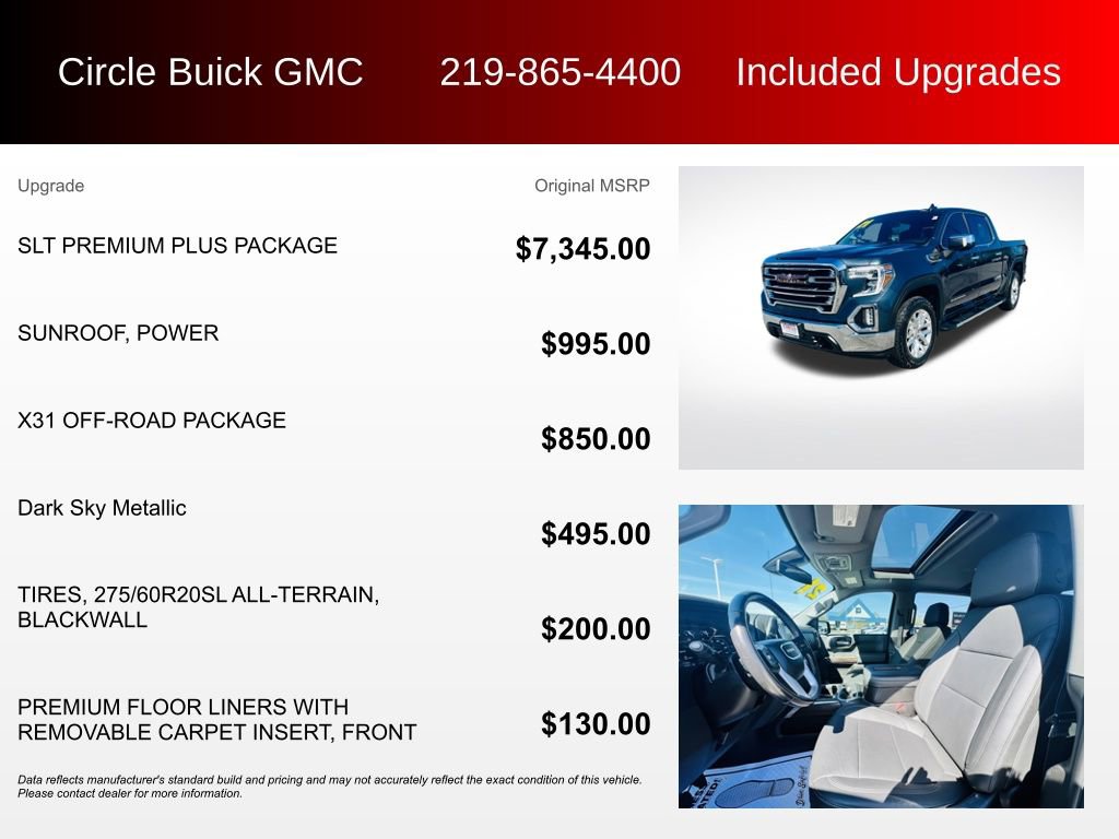 Used 2021 GMC Sierra 1500 SLT w/ SLT Premium Plus Package image 3