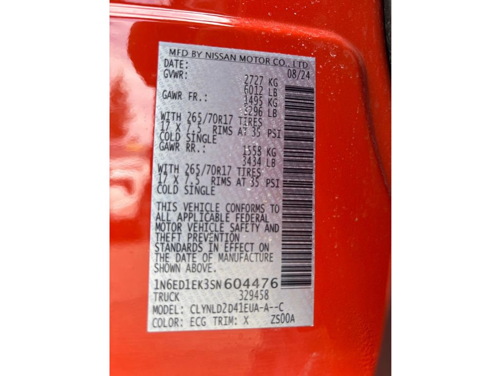 Certified 2025 Nissan Frontier PRO-4X image 16