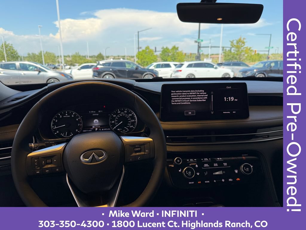 Certified 2025 INFINITI QX60 Pure w/ Cargo Package AWD/4WD image 7