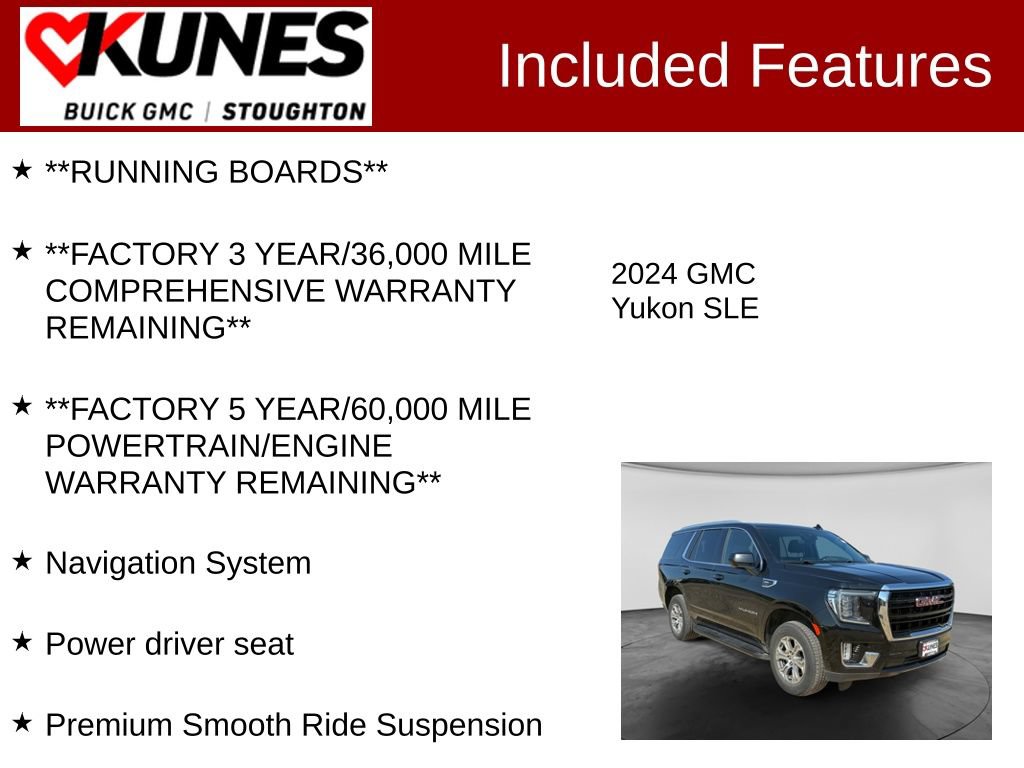 Used 2024 GMC Yukon SLE AWD/4WD image 3