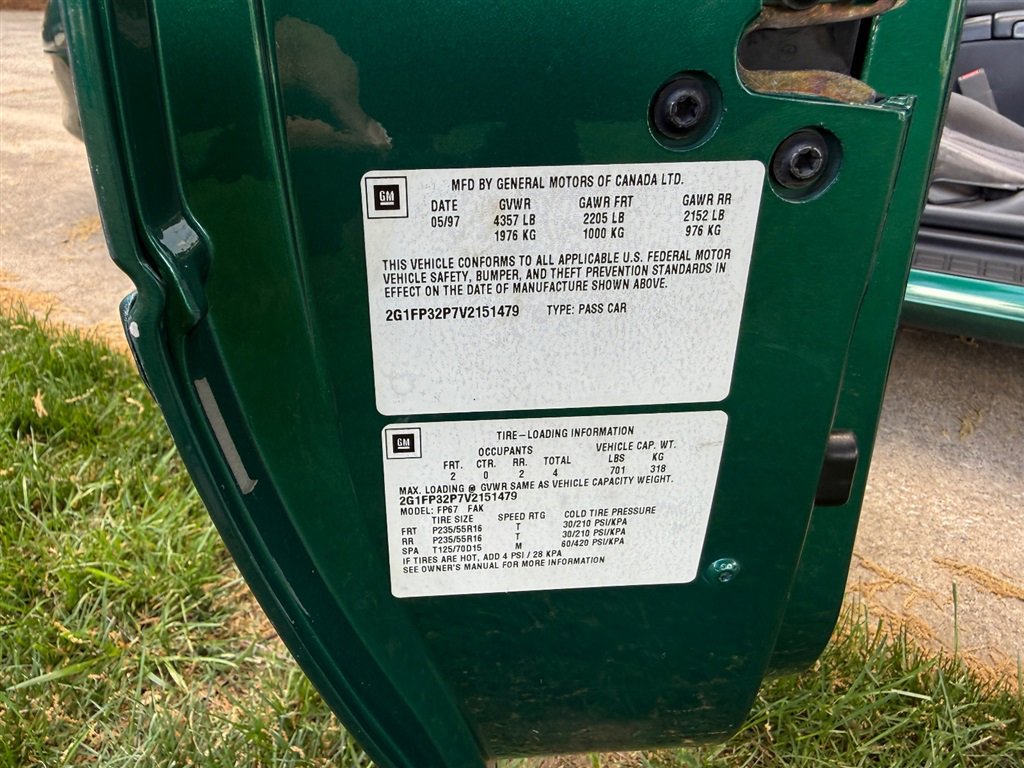 Used 1997 Chevrolet Camaro Z28 w/ Preferred Equipment Group 2 image 50