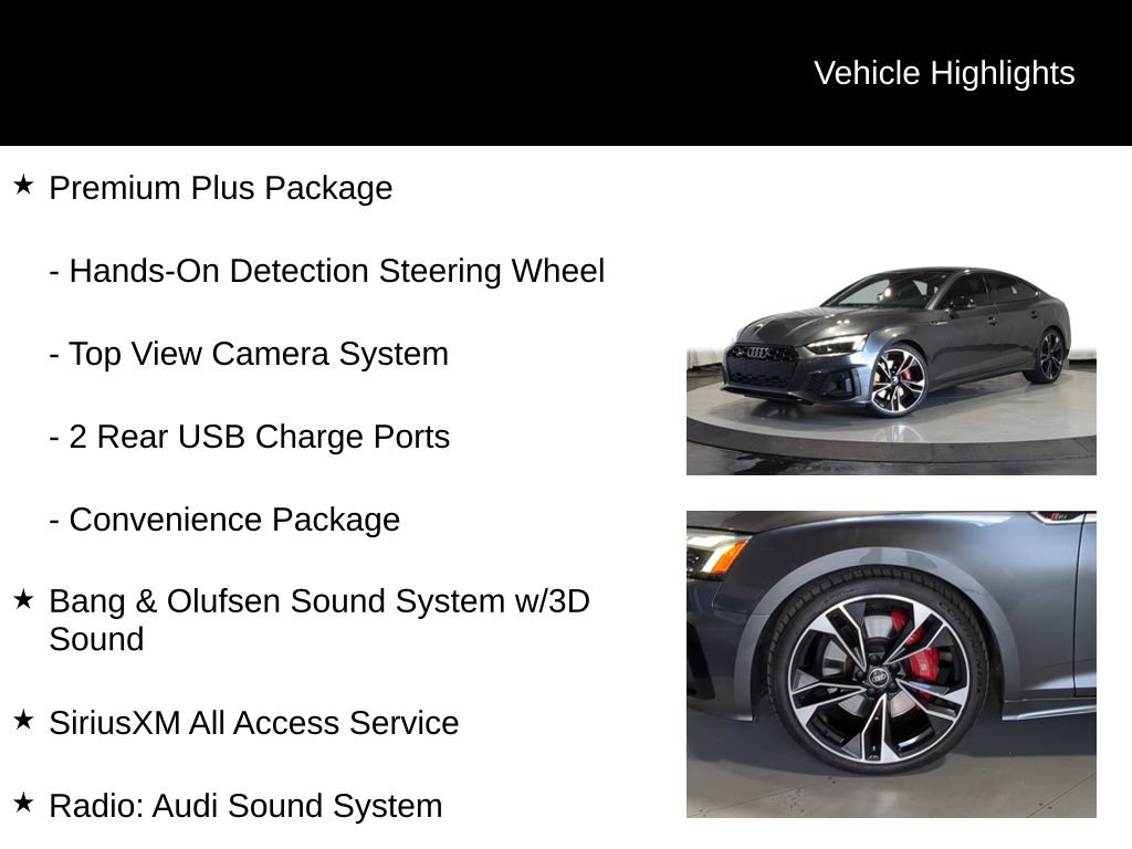 Used 2021 Audi S5 Premium Plus w/ Premium Plus Package AWD/4WD image 25