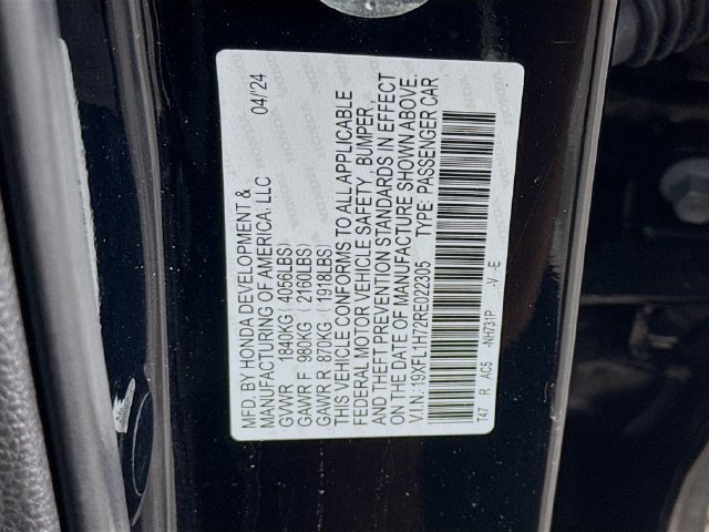 Used 2024 Honda Civic EX-L image 39