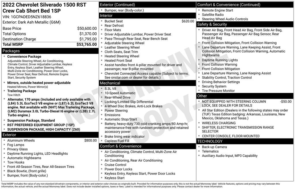 Used 2022 Chevrolet Silverado 1500 RST image 71