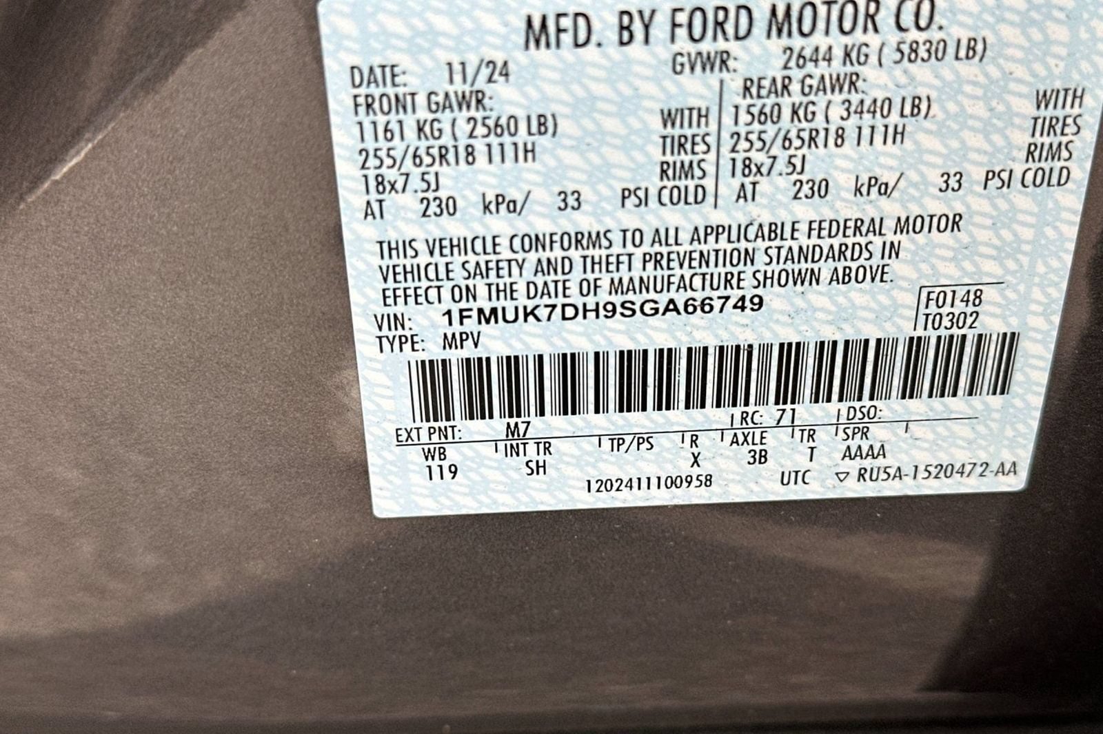 New 2025 Ford Explorer Active w/ Active Comfort Package RWD image 40