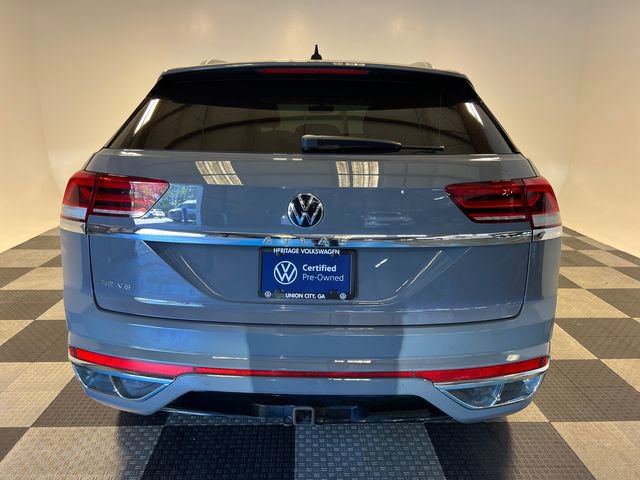 Certified 2021 Volkswagen Atlas Cross Sport SE w/ Panoramic Sunroof Package FWD image 4