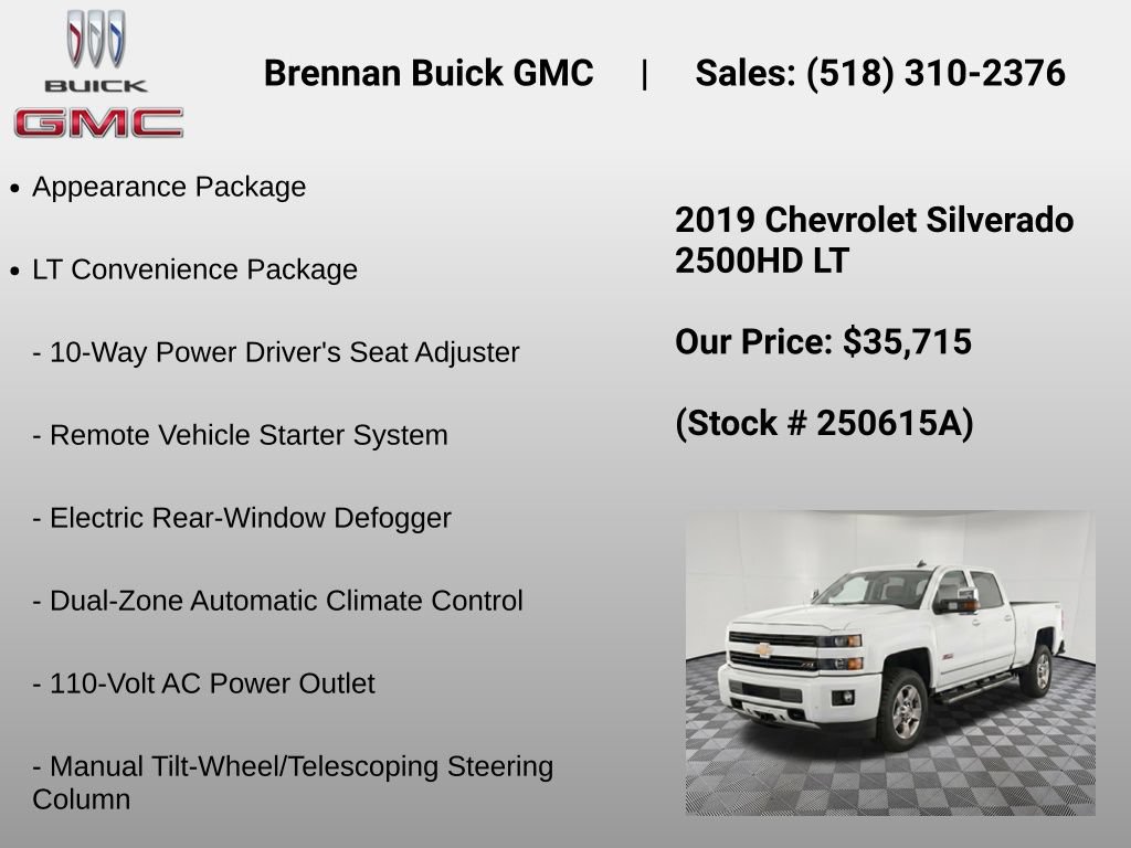 Certified 2019 Chevrolet Silverado 2500 LT w/ Custom Sport Edition AWD/4WD image 6