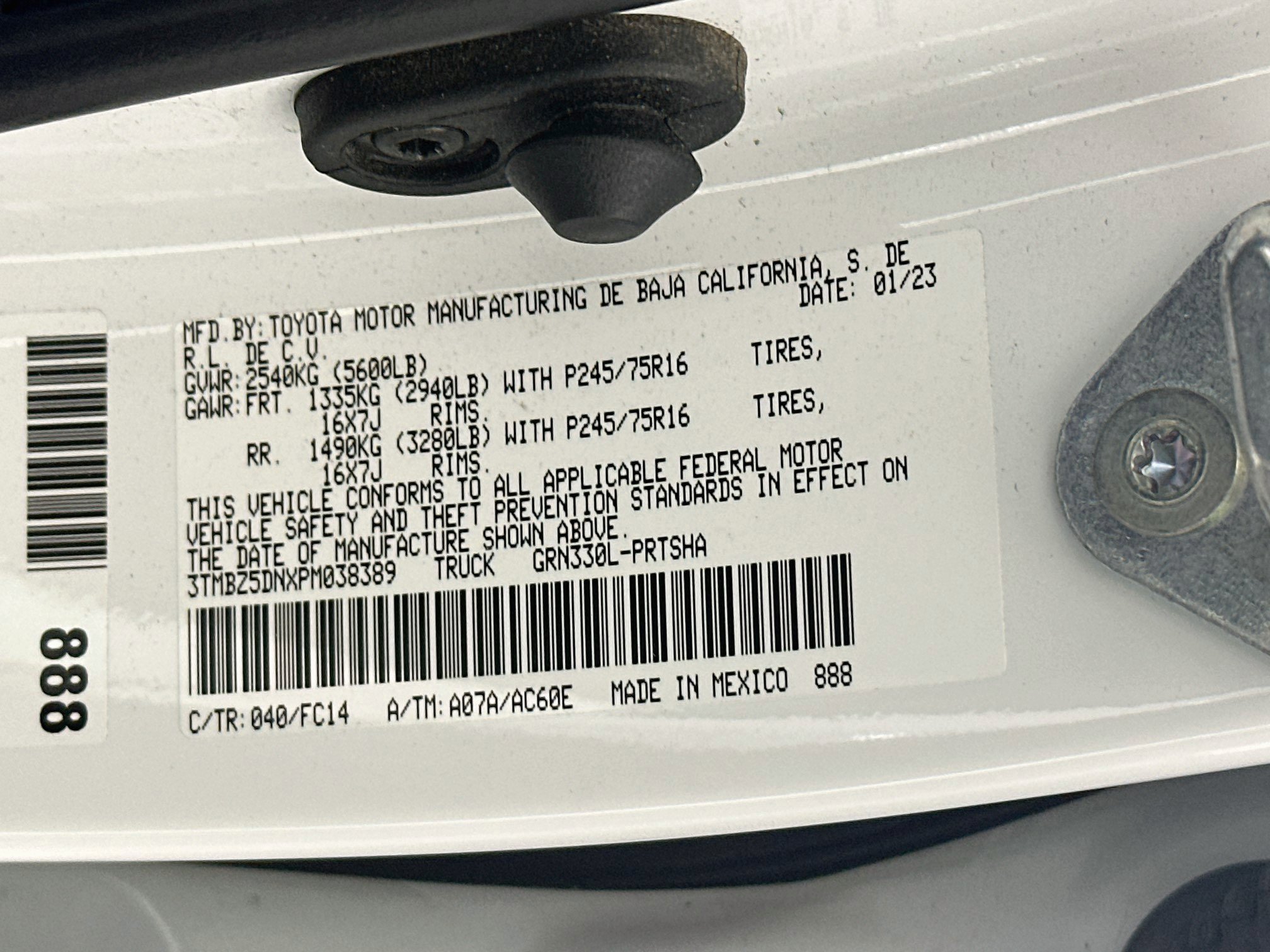 Used 2023 Toyota Tacoma SR5 RWD image 12