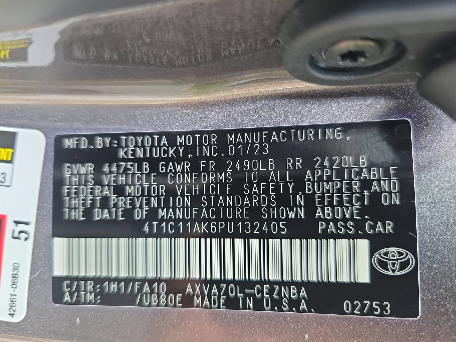 Used 2023 Toyota Camry LE FWD image 33