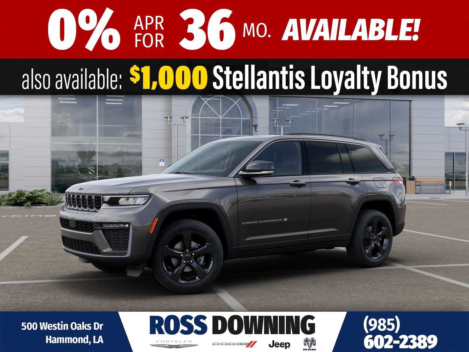 New 2026 Jeep Grand Cherokee Limited w/ Limited Altitude Package image 1