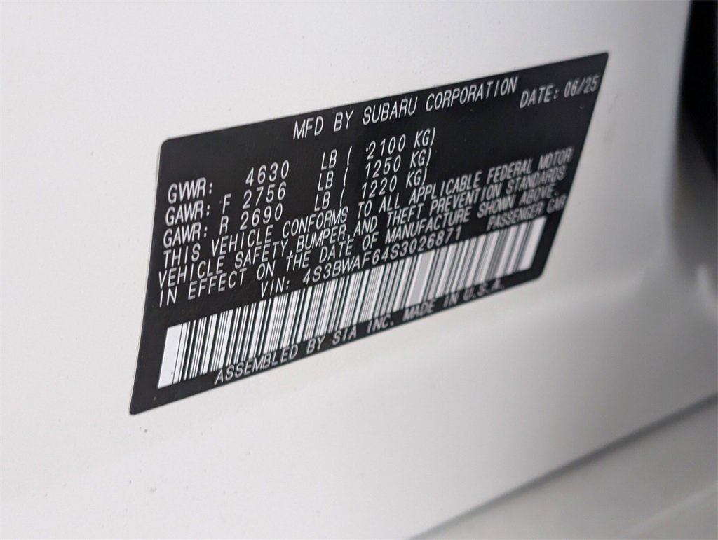 New 2025 Subaru Legacy Premium image 10