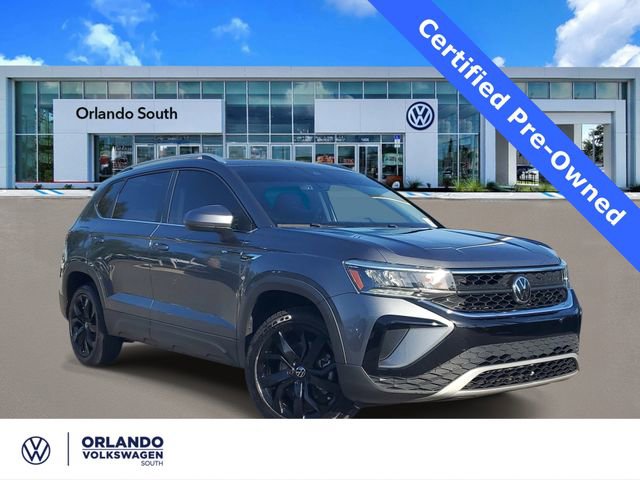 Certified 2023 Volkswagen Taos SE w/ Black Wheel Package