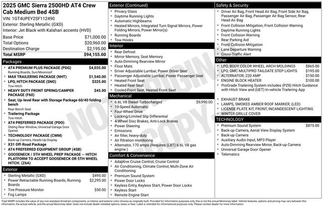 Used 2025 GMC Sierra 2500 AT4 w/ AT4 Premium Plus Package image 11