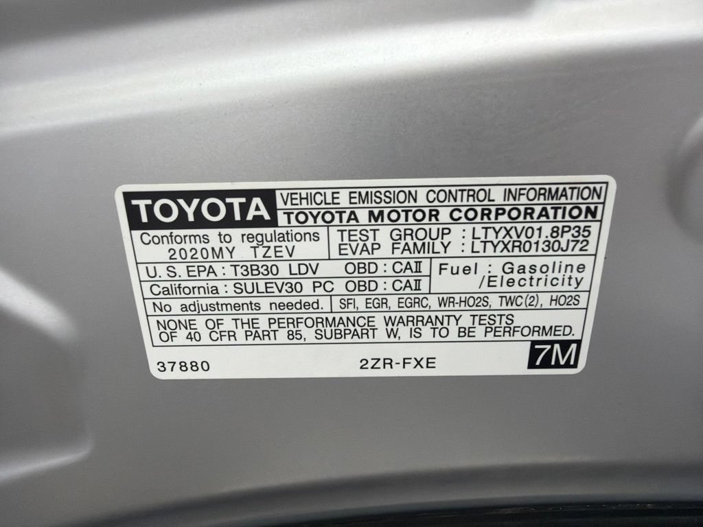 Certified 2020 Toyota Prius Prime Limited FWD image 35