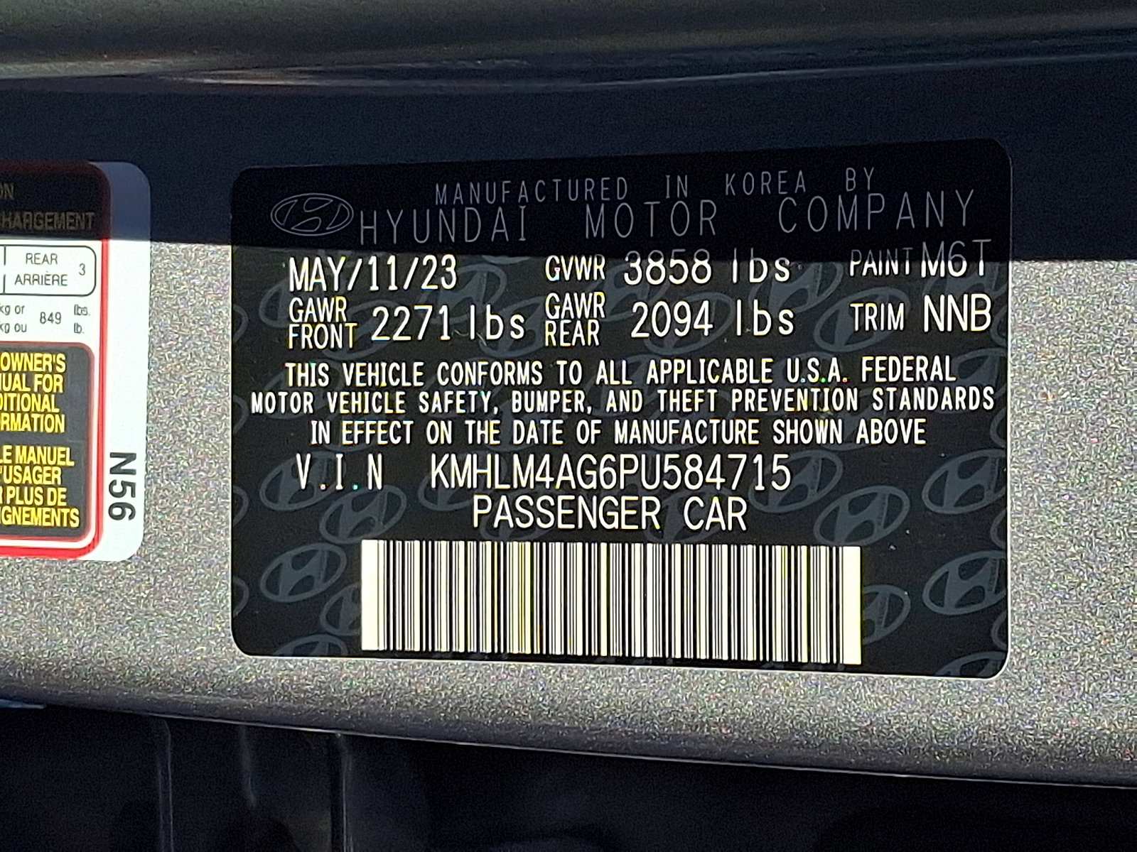 Certified 2023 Hyundai Elantra SEL image 29