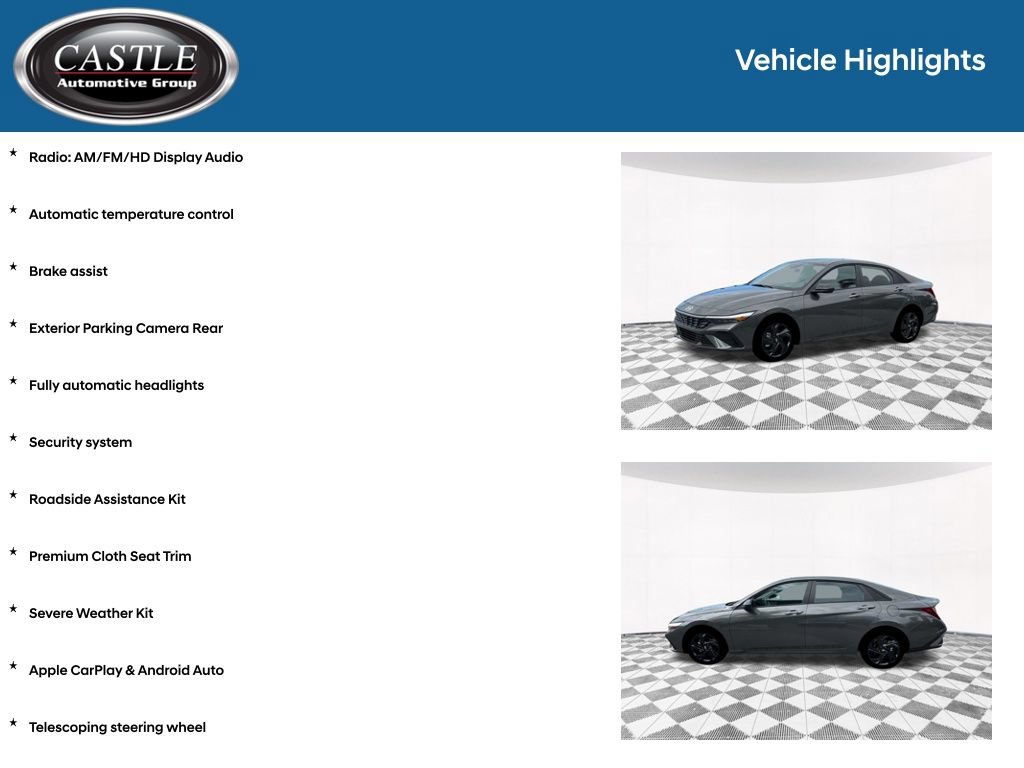 New 2026 Hyundai Elantra Sport w/ Cargo Package FWD image 3
